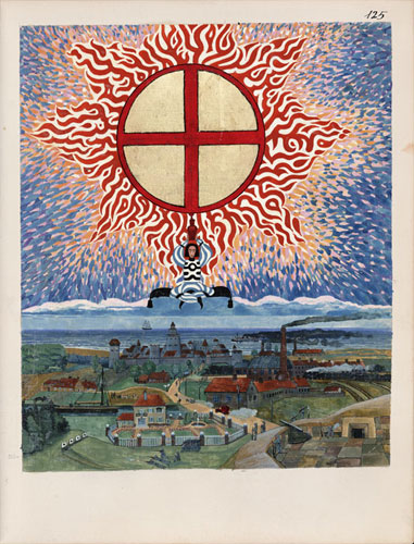 Photo credit: Foundation for the Works of C. G. Jung; a page from the Red Book by Jung