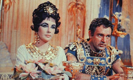 Photograph: Allstar/Cinetext/20th Century Fox; Description: Cleopatra was loved by Julius Caesar and Mark Antony.