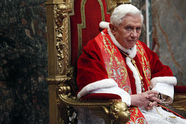 AP photo of Pope Benedict XVI