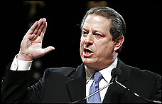 Former vice president Al Gore proposed creating an "electranet" for buying and selling surplus energy. (By Susan Walsh -- Associated Press)