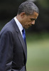 Washington Post photo of somber President Obama