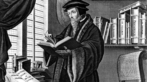 image:  an artist's depection of Calvin