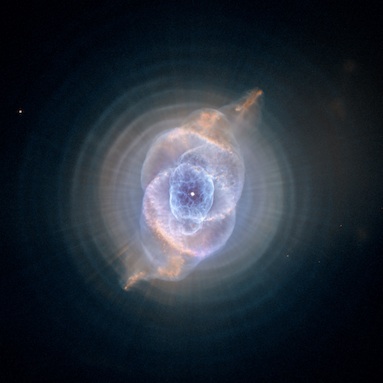 The Cat's-Eye Nebula is pictured from the Hubble Space Telescope. Photo: CNS
