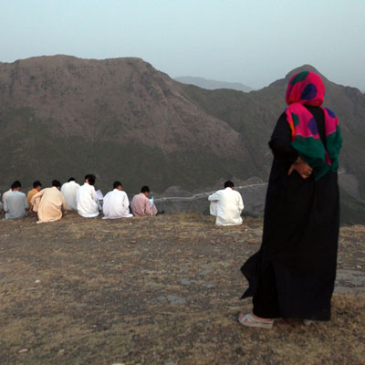 Photo credit: Feriha Peracha; Description: former child soldiers studying