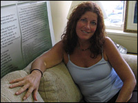 photo:  Sheri Kaplan tested positive for HIV more than 15 years ago. Kaplan has never taken medicine, yet the disease has not progressed to AIDS. She prays and meditates every day and believes God is keeping the virus at bay.  credit:  Barbara Bradley Hagerty, NPR