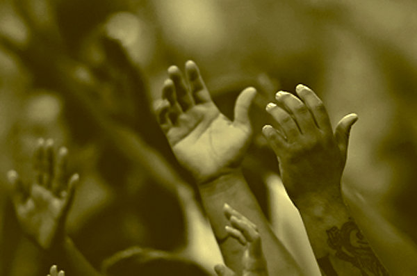 Photo credit: Erich Schlegel/Corbis; Description: outstretched arms