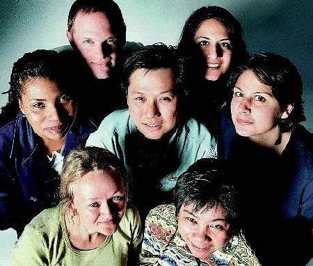 photo of many people of different races.   "Canada's experiment with multiculturalism is a bold attempt to construct a unifying vision by celebrating difference, to create unity from diversity."  Photograph by : Peter Battistoni, Vancouver Sun, Files