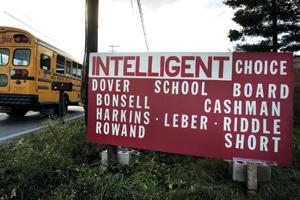 Photo Credit: Carolyn Kaster/AP/PA; Description: In Dover, Pennsylvania, creationists were voted out – but not elsewhere