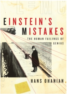 Book cover, Einstein's Mistakes