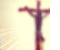 Photo:  Out of focus cross