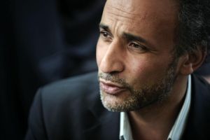Photo credit: Jean Sebastien Evrard, Agence France-Presse, Getty Images; Tariq Ramadan at a recent conference in Nantes, France.