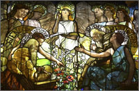 Photo of stained-glass window.  Credit:  USA Today