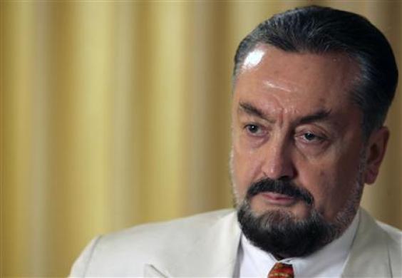 Harun Yahya speaks during an interview with Reuters in Istanbul May 21, 2008. Harun Yahya is one of the most widely distributed authors in the Muslim world. His glossy books and DVDs on religion and science sell in Islamic bookshops around the globe and are downloaded repeatedly on the Internet. Credit: Reuters/Osman Orsal