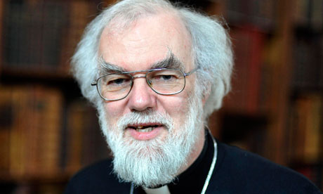 Photograph: Tim Ireland/PA; Desciption: Rowan Williams spoke today at the House of Lords
