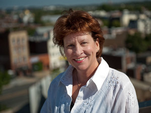 Photo Credit:  TRyan Gibbons/NPR; Description:  Marilyn Schlitz, the president of the Institute of Noetic Sciences in California, woke up one morning and realized she's the main character in Dan Brown's new novel, The Lost Symbol.
