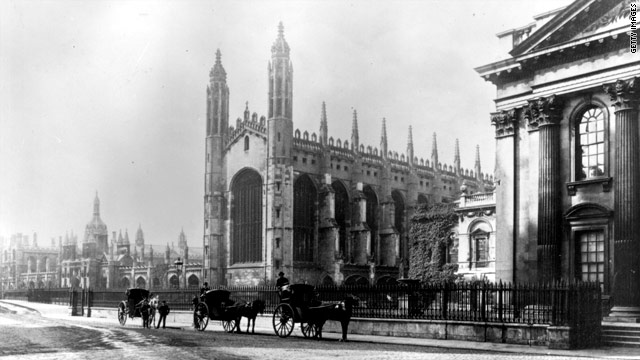 Early 20th century photo of King's College Chapel from CNN site